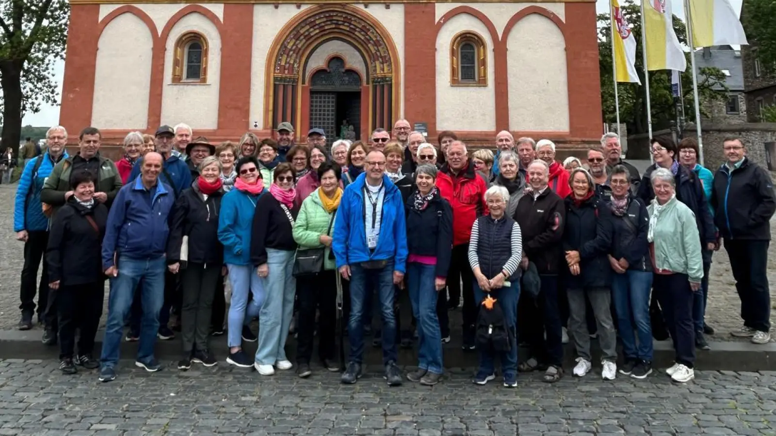 Nicht fehlen durfte bei der Reise des Pfarrgemeinderates Pressath der Besuch des Doms in Limburg (Bild: Martin Graser)