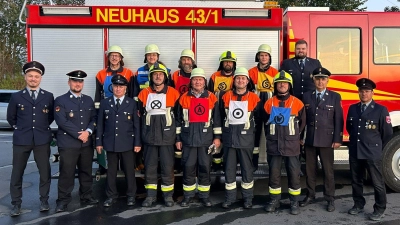 Die 88. Leistungsprüfung seit deren Einführung wurde bei der Feuerwehr Neuhaus gemeistert. (Bild: Manuel Windschiegl)