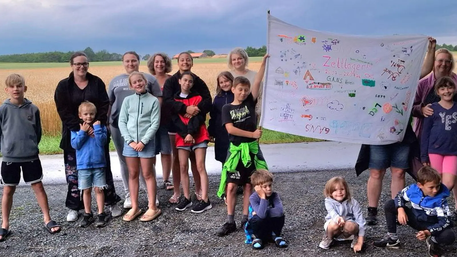 Die teilnehmenden Kinder hatten viel Spaß beim Zeltlager. (Bild: Andrea Schwägerl)