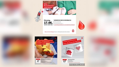 Blut spenden und Leben retten - 17.06.2025 in Windischeschenbach mit Sonderaktionen. (Bild: Markus Zimmermann )