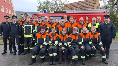 Drei Gruppen legten die Leistungsprüfung der Feuerwehr Achtel ab. (Bild: Rita Hafner)