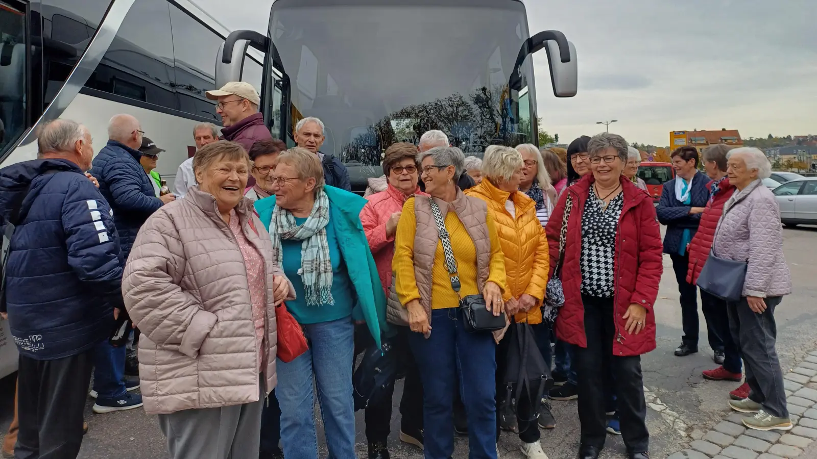 Die Reisegruppe beim Herbstausflug. (Bild: Irene Zeller)