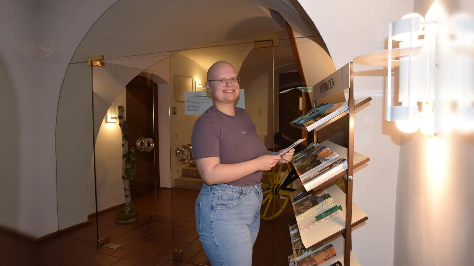 Leonie Tafelmeier leitet seit kurzem das Tourismusbüro und war für die Organisation des Dreikönigstreffens zuständig  (Bild: Heidi Kurz )
