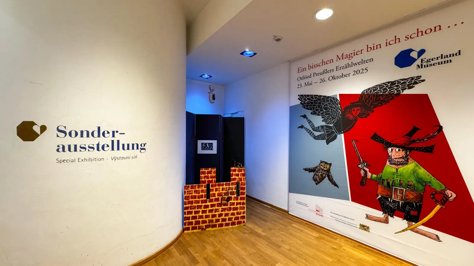 Sonderausstellung „Ein bisschen Magier bin ich schon… - Otfried Preußlers Erzählwelten“ (Bild: Pauline Manzke)