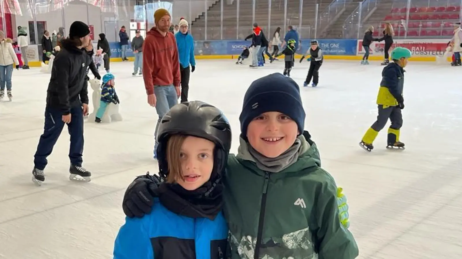 Beim Eislaufen hatten die Kinder viel Spaß. (Bild: FGV Waldershof/exb)