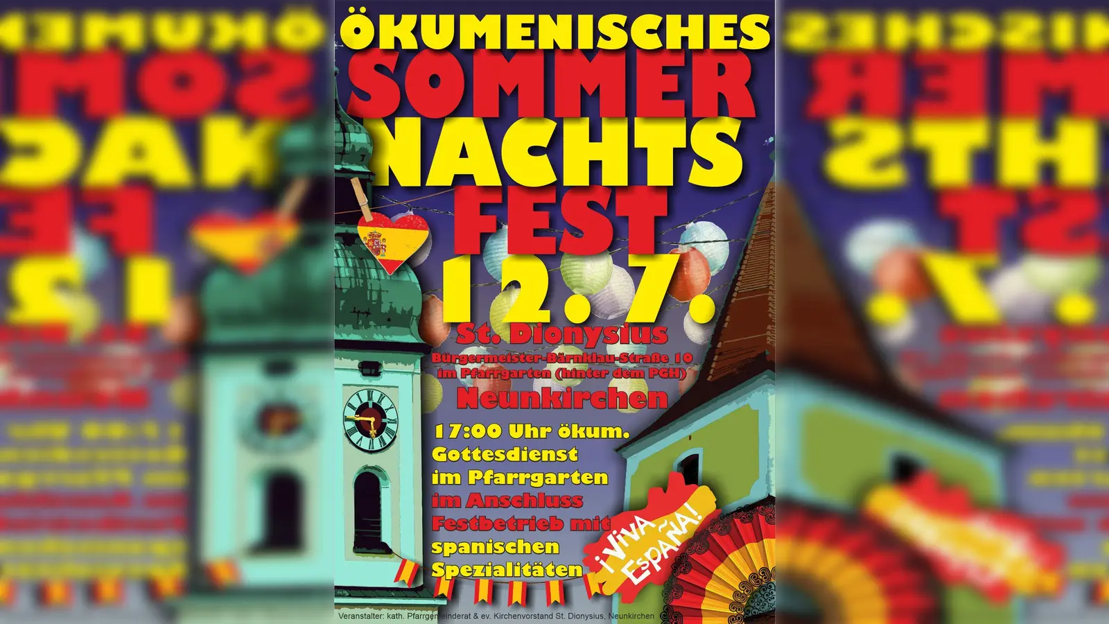 Ein spanischer Abend in den Pfarrgärten St. Dionysius. (Bild: Markus Suttner)