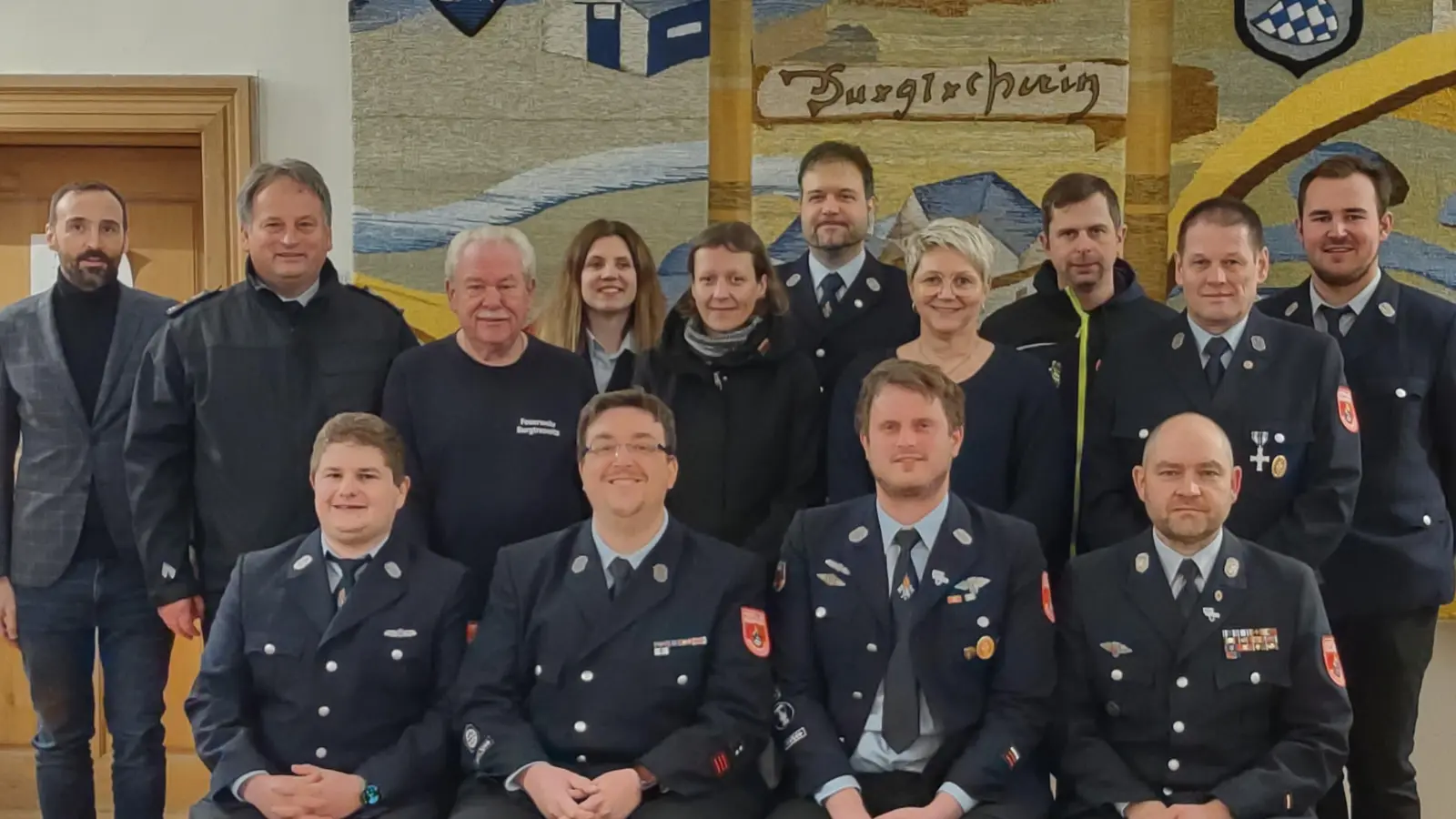 Vorstandschaft der Feuerwehr Burgtreswitz (Bild: Hartinger Andrea)