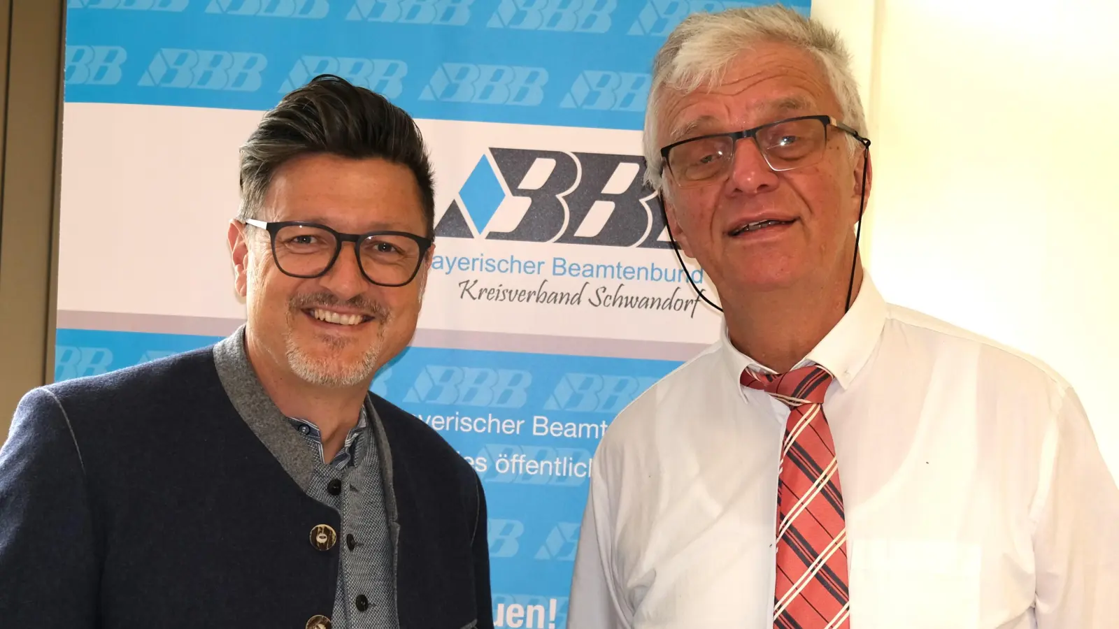 Veranstaltung mir Dr. Martin Brunnhuber (links) am 16.5.2024 in Schwandorf. (Bild: Wolfgang Meischner)