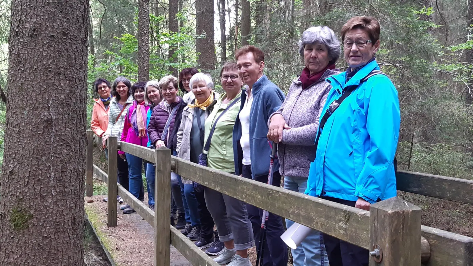 Die Teilnehmerinnen der Wanderung. (Bild: Angelika Vogl)
