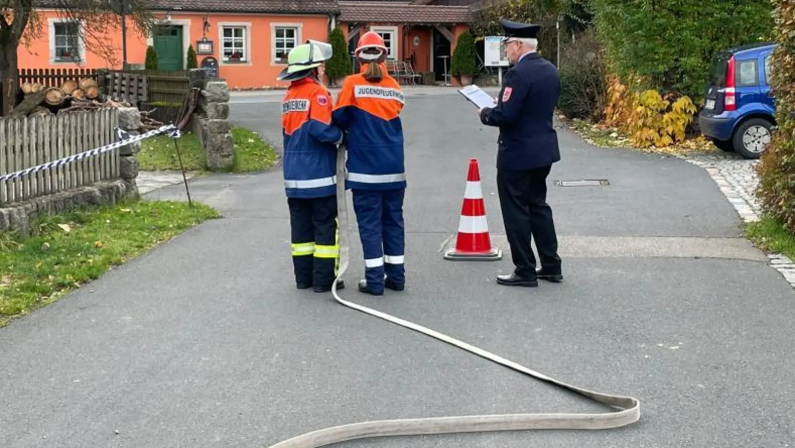 Wissenstest der Jugendfeuerwehr im Bereich 3/1 in Hammerles (Bild: Angelina Dagner (FF Hammerles), Fabian Schreffl (FF Parkstein)/exb)