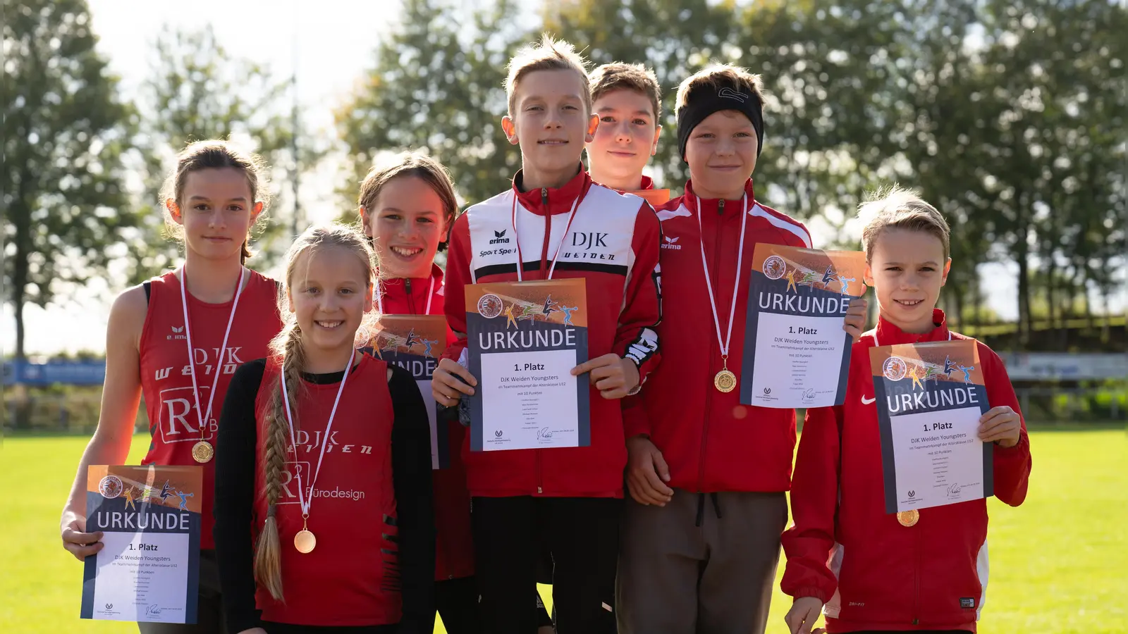 DJK Weiden Leichtathletik. (Bild: Manuela Schraml-Kithier)