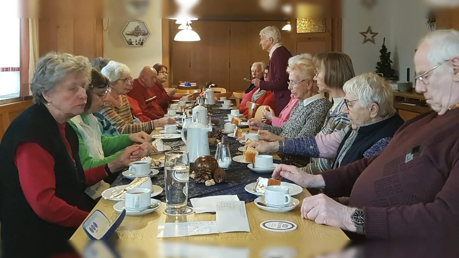 Januar-Treffen des DJK-Seniorenkreises in der Waldgaststätte Strehl. (Bild: Herma Krettner)