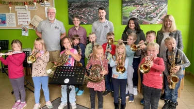 Neue Bläserklasse an der Grundschule Kirchenthumbach (Bild: René Bauer)