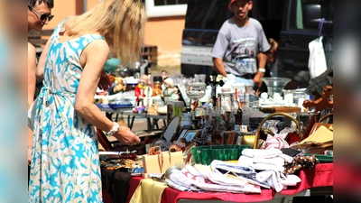 Frühlingsmarkt in Wunsiedel. (Archivbild: Melina Kämmer)