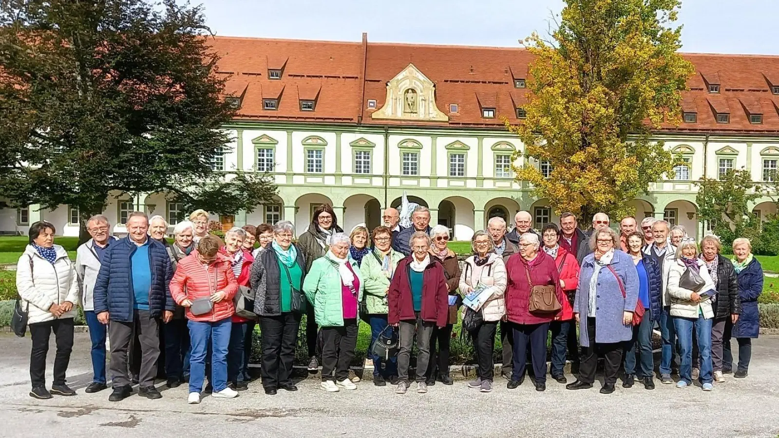 Die Reisegruppe der Pfarrei Hausen. (Bild: Raimund Stiegler )