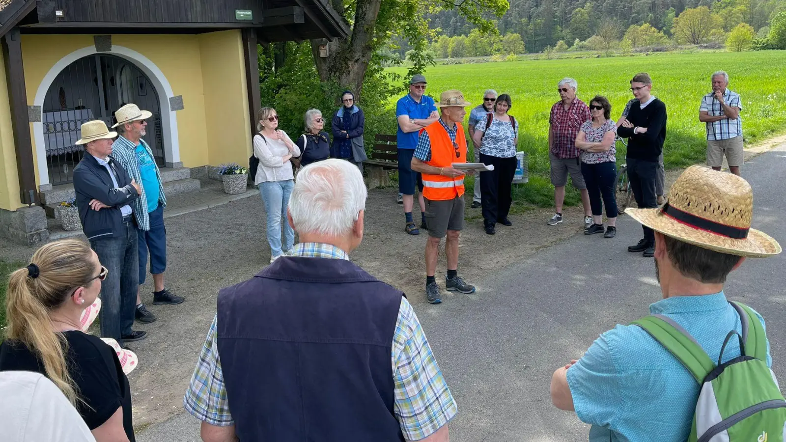 An der Gschmiertenkapelle (auch als Hans- Michl- Kapelle bekannt). (Bild: Wolfgang Reger)