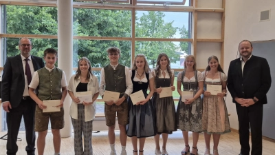 die Jahrgangsstufenbesten  (Bild: Doris Thammer)