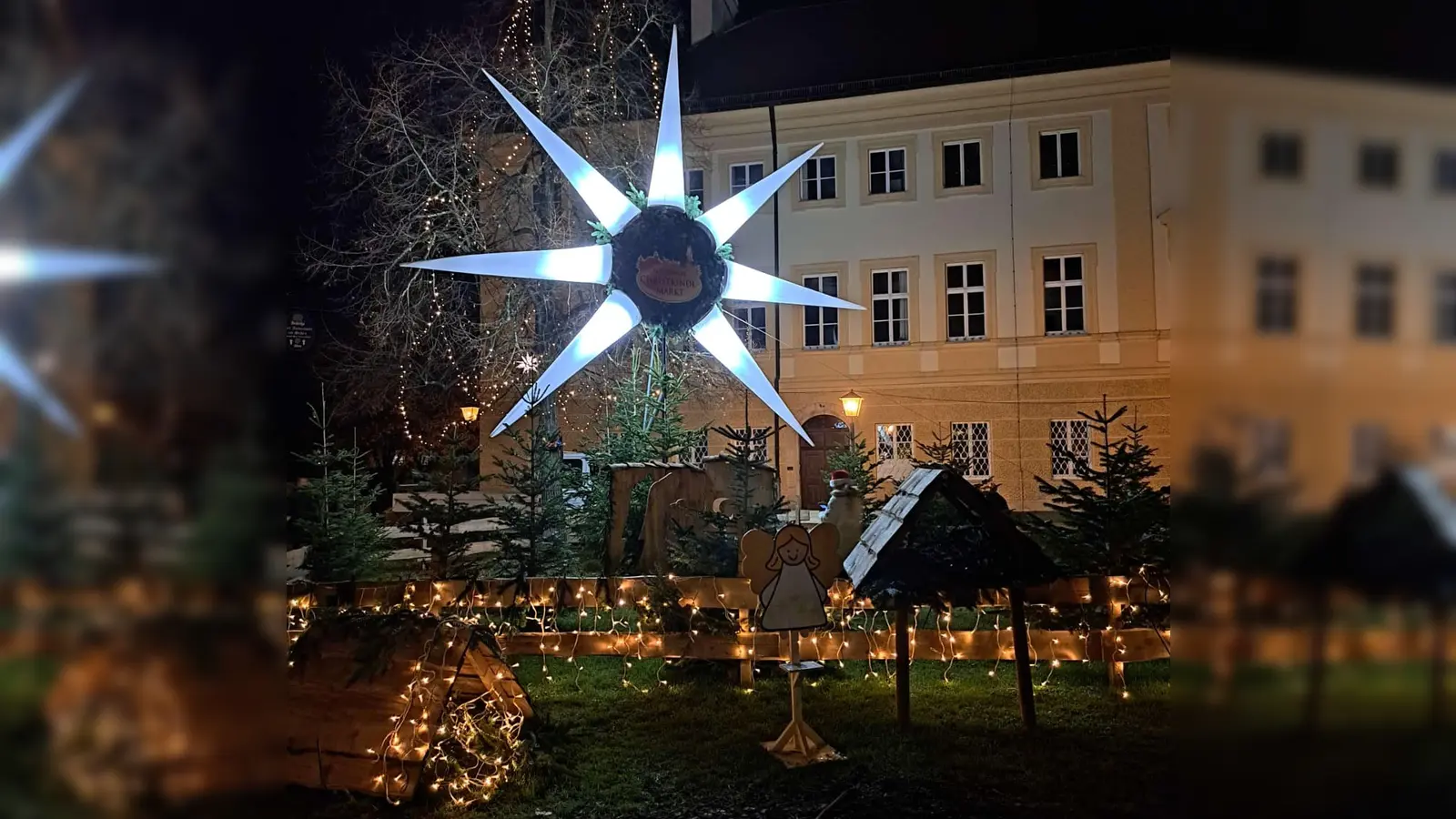 Stimmungsbild vom Weihnachtsmarkt.  (Bild: Annegret Schurz)