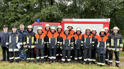 Feuerwehr Hohenthan legt erfolgreich das Leistungsabzeichen Wasser ab (Bild: Tobias Frank)