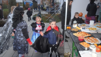 Die kleinen Geister sind noch etwas skeptisch, was sie essen wollen.  (Bild: fz)