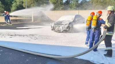 Größere Schadenslagen gab es 2023 für die Feuerwehr Michelfeld nicht zu bewältigen. Es blieb bei Übungen.  (Archivbild: FFW Michelfeld/exb)