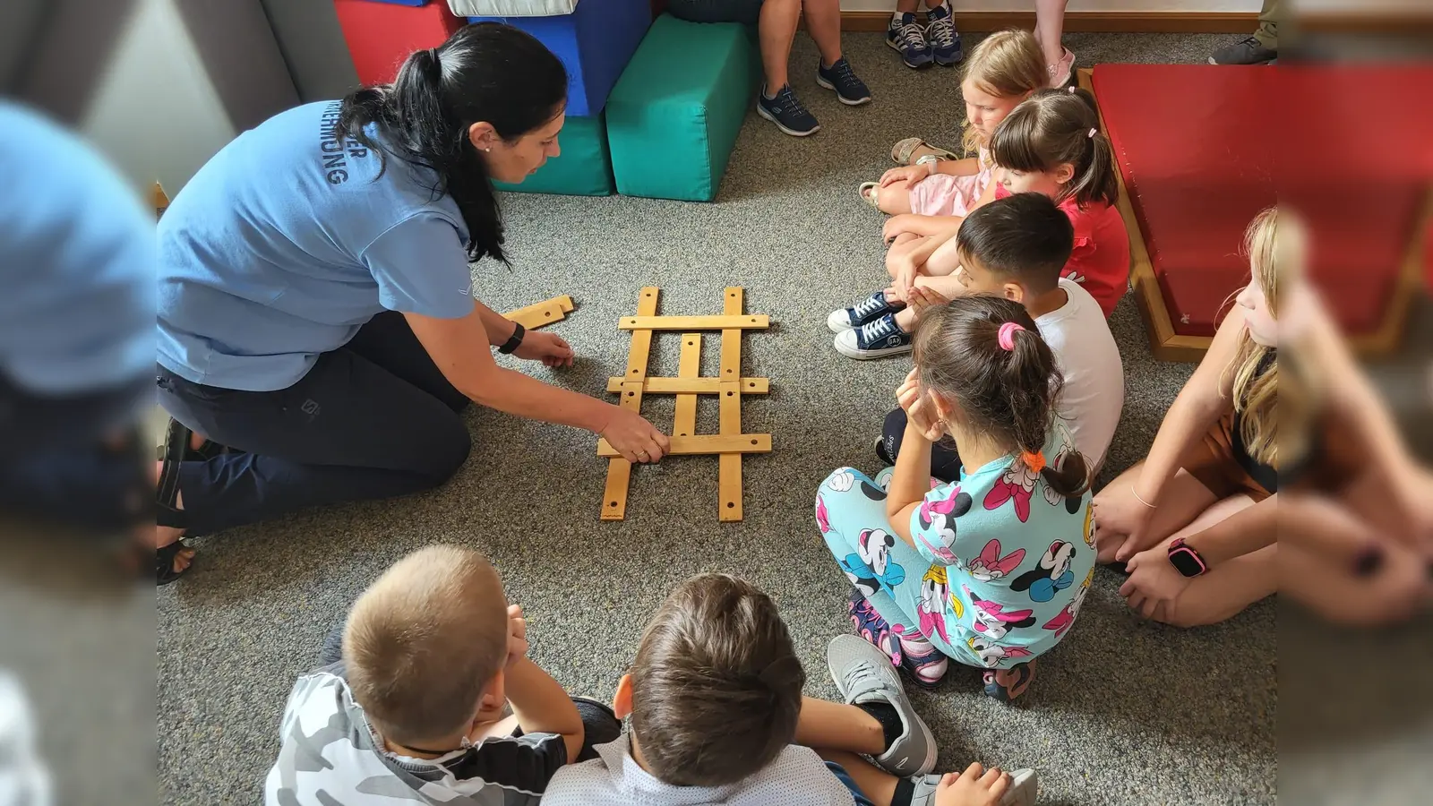 Einen ganzen Tag Abschied mit vielen Programmpunkten feierten die Vorschulkinder der Wichtelvilla.  (Bild: Susanne Wenisch)