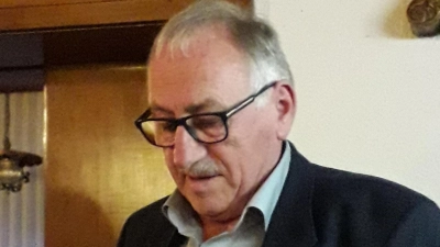 Kreisvorsitzenden Georg Brand sprach in der Versammlung unter anderem über die Grundsicherung. (Bild: Reinhard Schön/exb)