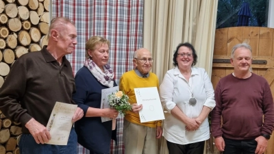 Rudolf Pelikan, Marianne Treml, Franz Schwarz, Petra Domes und Richard Wiedenbauer (von links).  (Bild: Sabrina Simon)