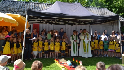 Kindergarten-Abschluss der Vorschulkinder (Bild: Peter Garreiss)