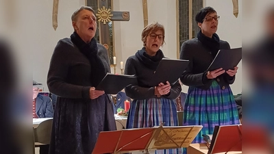 Die Birgländer Sängerinnen. (Bild: Gerda Donhauser)