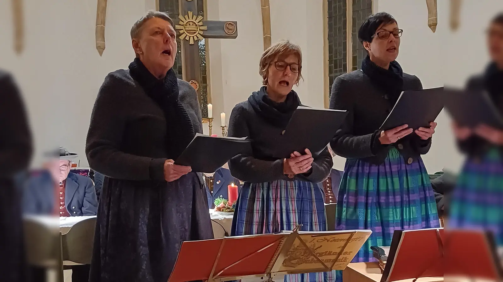 Die Birgländer Sängerinnen. (Bild: Gerda Donhauser)