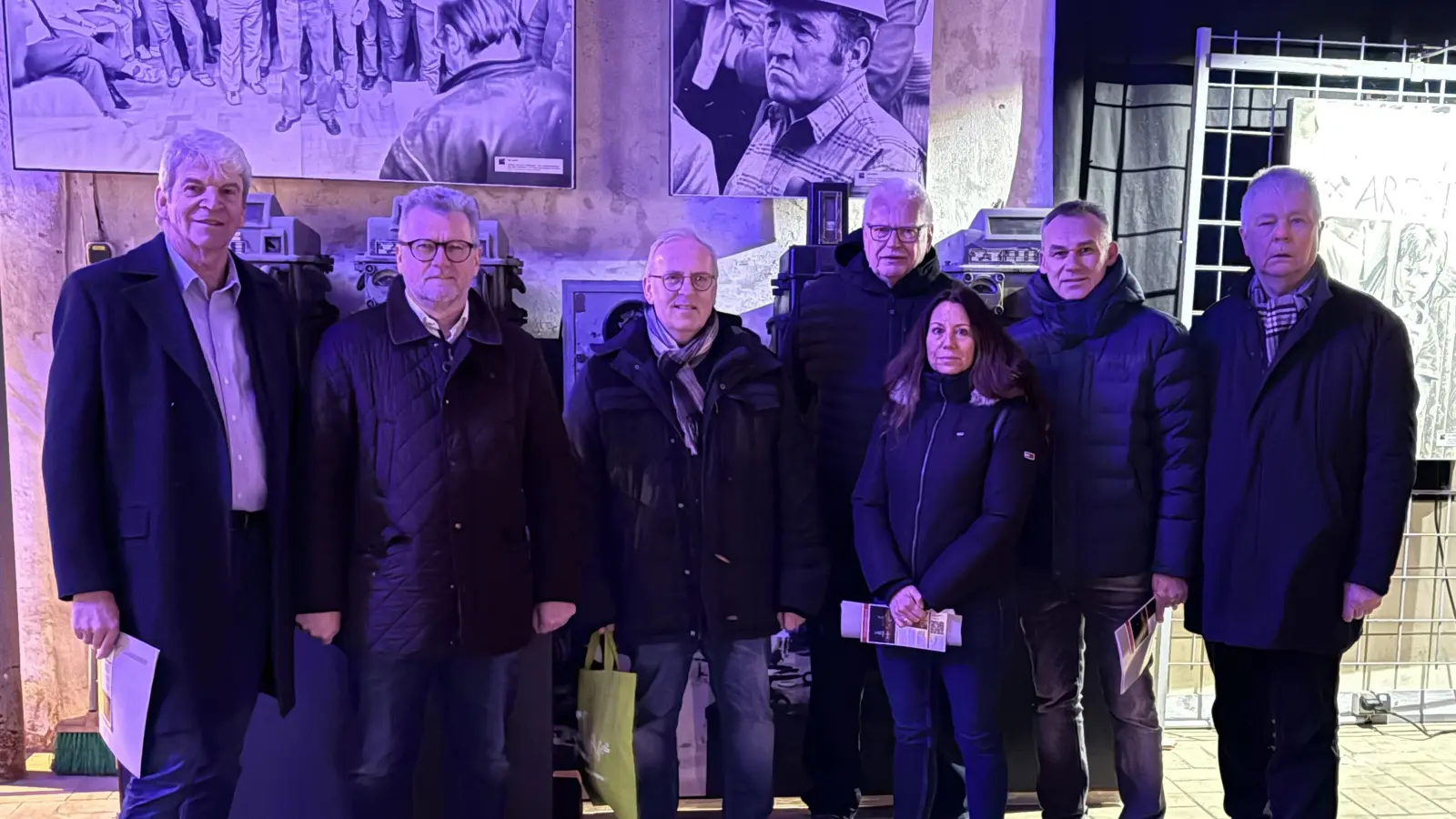 SPD-Kreistagsfraktion auf Informationsbesuch im Bergbaumuseum. (Bild: Richard Gassner)