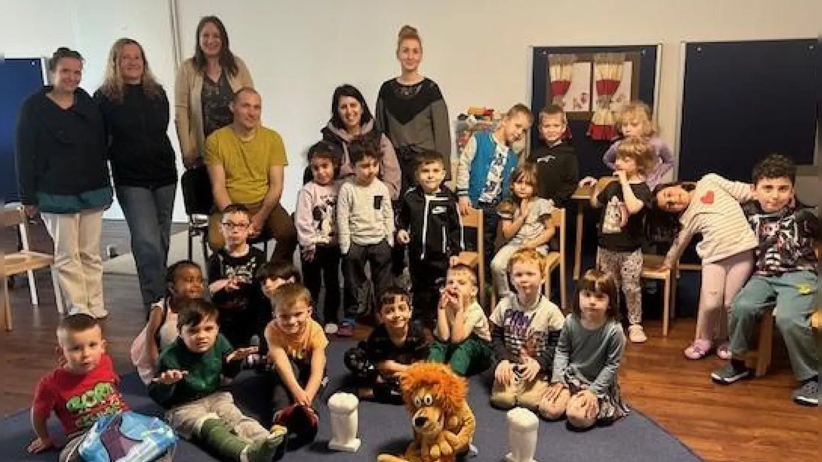 Lehrreiches über Zahngesundheit im Johanniter Kindergarten. (Bild: Isabell Schuster)