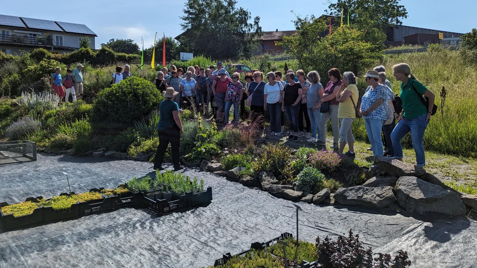 Der Ausflug des Obst- und Gartenbauvereins Wernersreuth führte auch zum Himalaya-Garten. (Bild: OGV Wernersreuth/exb)