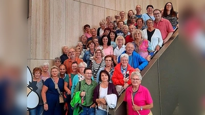 Der KDFB-ZV Sulzbach-Rosenberg beim Besuch des Sendezentrums des ZDF in Mainz.  (Bild: Kerstin Aufschneider)