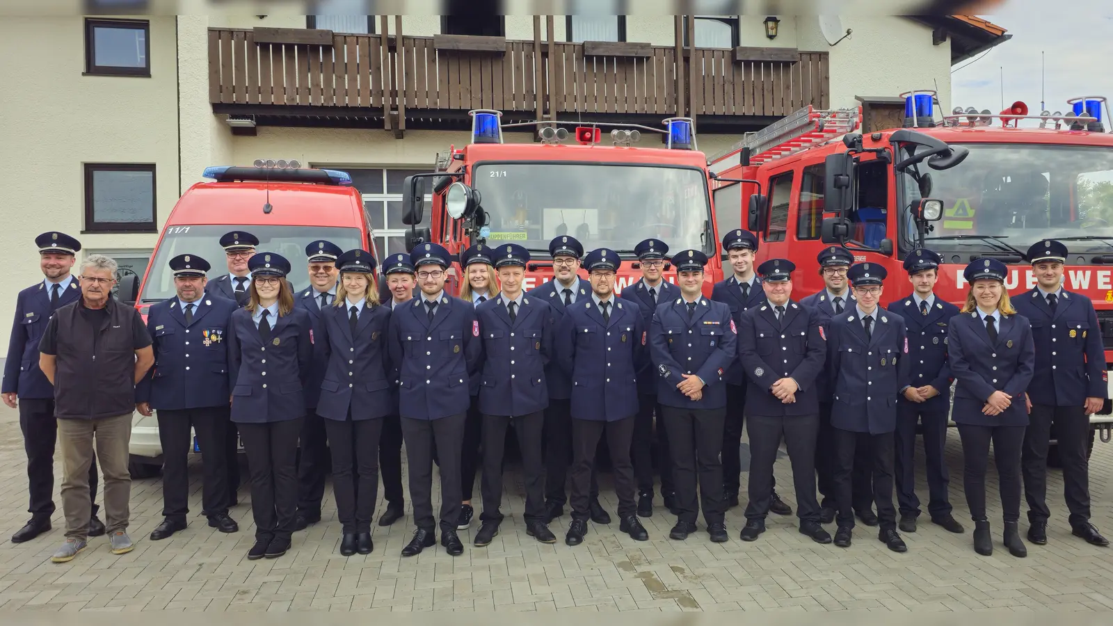 Leistungsabzeichen der Feuerwehr Fuchsmühl. (Bild: Jürgen Koller)