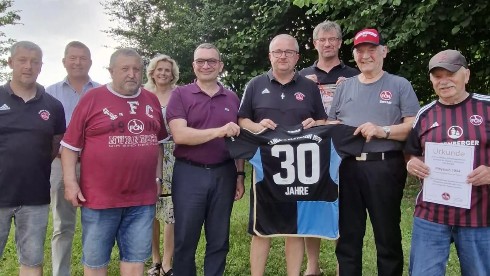 Der FCN-Fanclub feiert 30-jähriges Jubiläum  (Bild: Diana Schemmel)