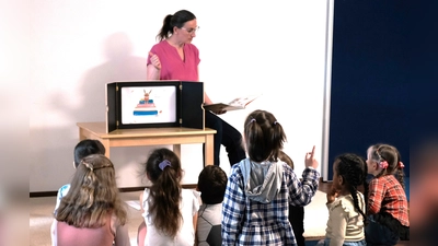 „Abenteuer Lesen” im Johanniter Kindergarten Schwandorf.  (Bild: Vanessa Weber)