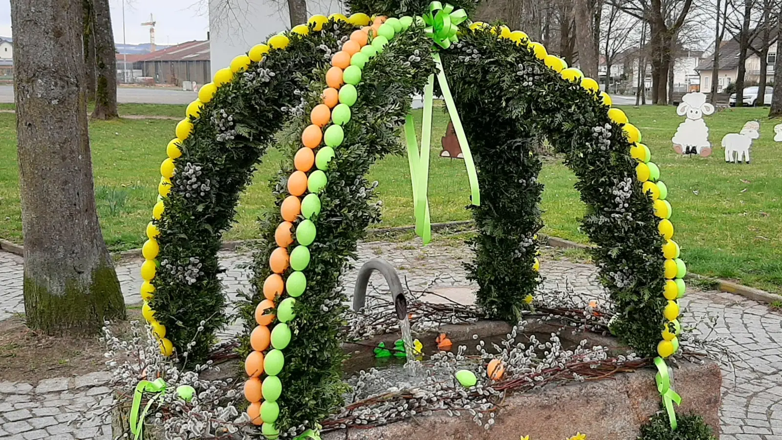 Der Brunnen bei der Vorholzkapelle in Tirschenreuth. (Bild: Maximilian Schön/exb)