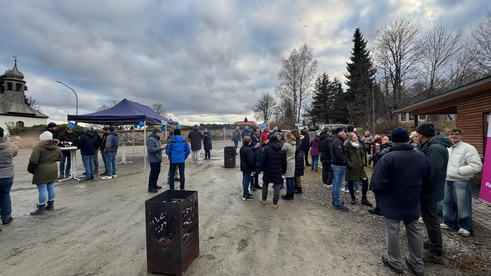 Wintergrillen der CSU Pleystein (Bild: Christoph Müllhofer)