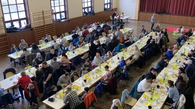 Familienfrühstück des Sachausschuss Ehe und Familie des Pfarrgemeinderat Waldsassen in der Stadthalle (Bild: Markus Scharnagl)