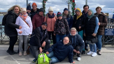 Eine viertägige Reise an den Bodensee organisierte der Lebenshilfe-Tochterverein „Offene Behindertenarbeit – Familienentlastender Dienst“. (Bild: Sandra Kunz/exb)