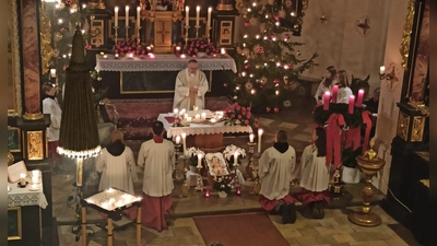 Christmette in Heldmannsberg. (Bild: Yvonne Kadar)