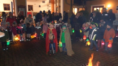 Martinsfeier im Kinderhaus Steinwaldzwerge in Pullenreuth. (Bild: Carina Sirtl)