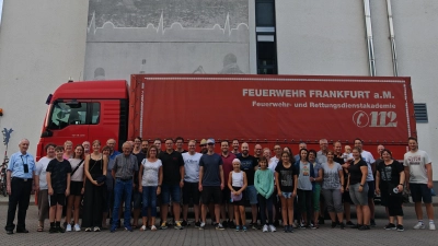 Einen bleibenden Eindruck hinterließ der Besuch bei der Berufsfeuerwehr Frankfurt am Main (Bild: Christian Wittmann)