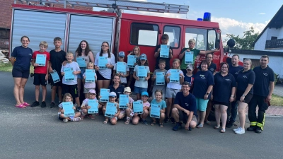 Erfolgreiches Ferienprogramm der Feuerwehr Poppberg (Bild: Julia Bär )