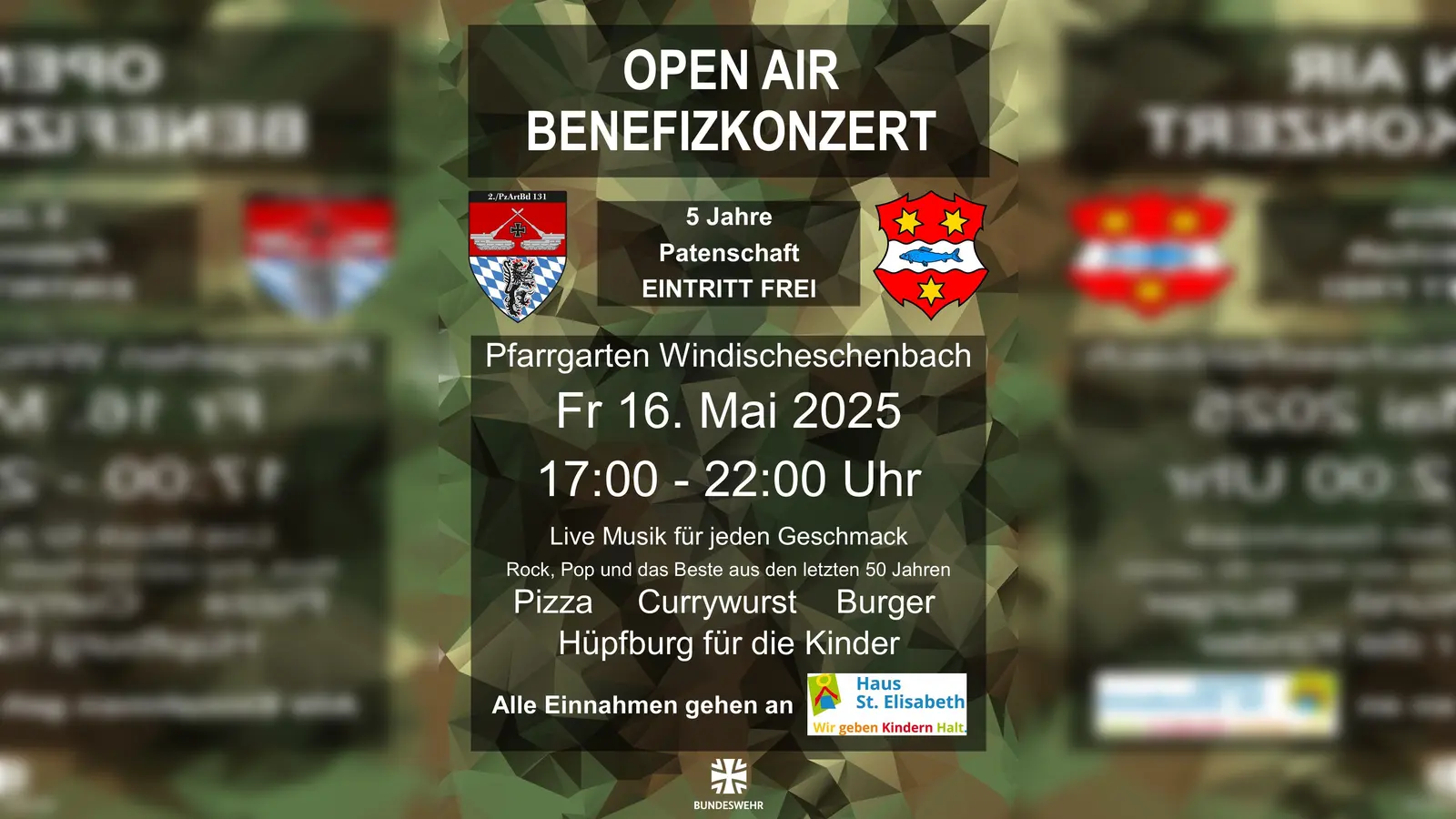 Das Plakat für das Open Air am Freitag, 16.05.25. (Bild: Sandra Henkens )