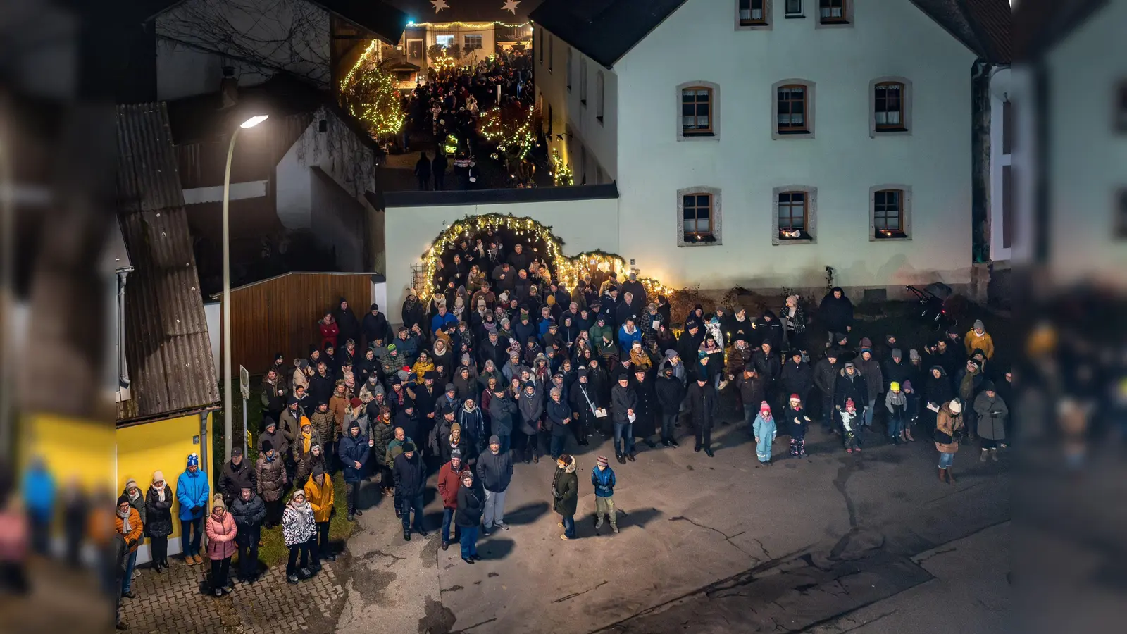 Viele Besucher kamen zur Dorfweihnacht in Beidl. (Bild: Karl Dietz/exb)