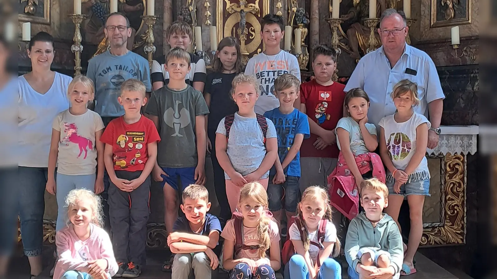 Teilnehmer am Ferienprogramm des PGR Hahnbach (Bild: Brigitta Heidlinger )