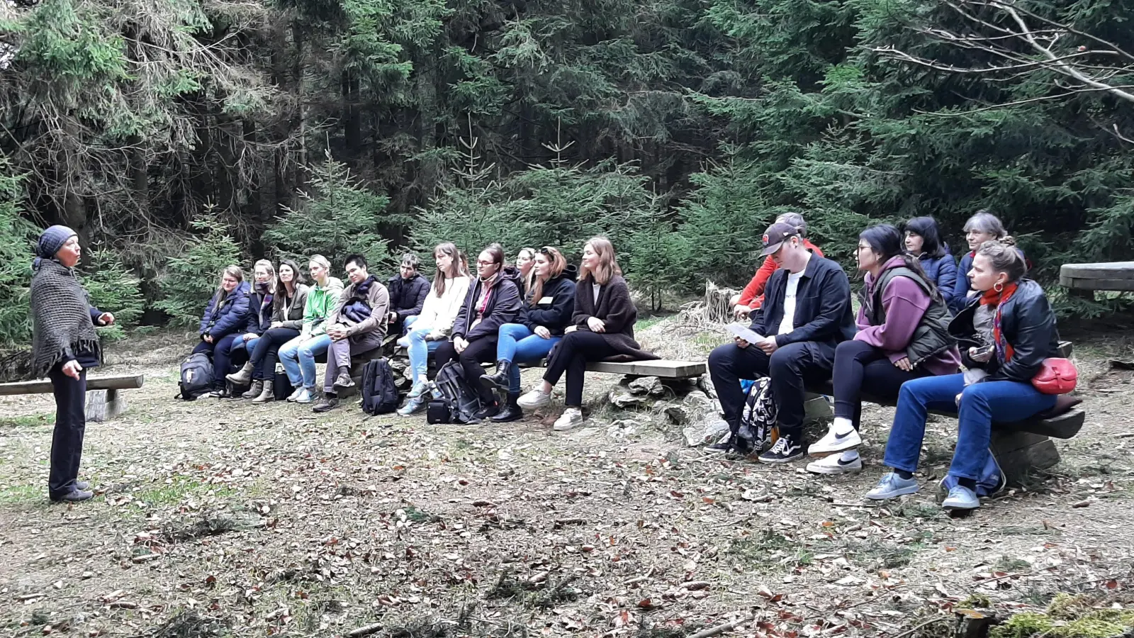 Gespielte Szene auf der Bügellohe. (Bild: Ivana Danisch)